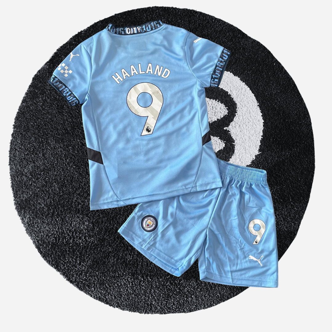 Haaland Manchester City Kids Football Kit