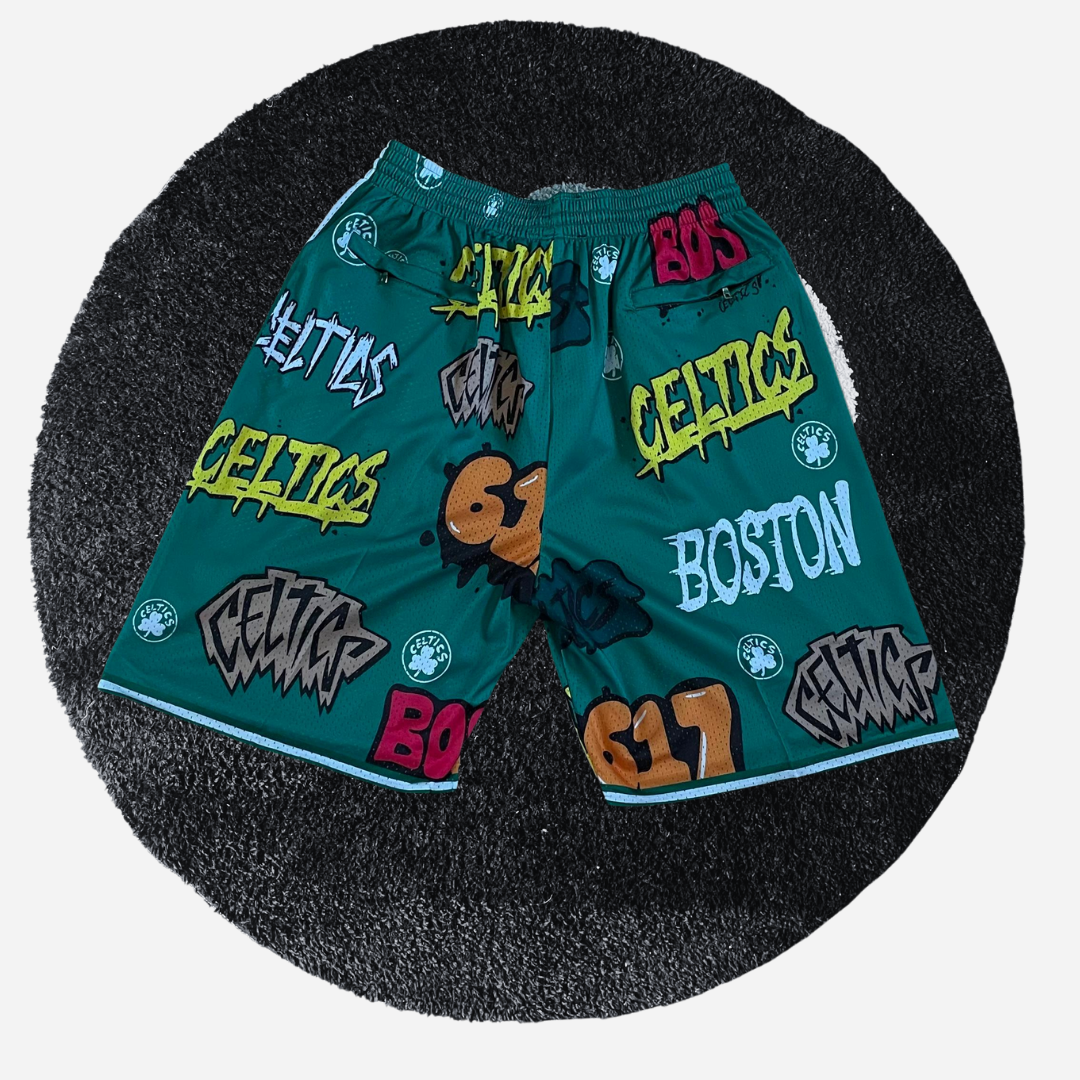 Boston Celtics Hardwood Classics Basketball Shorts