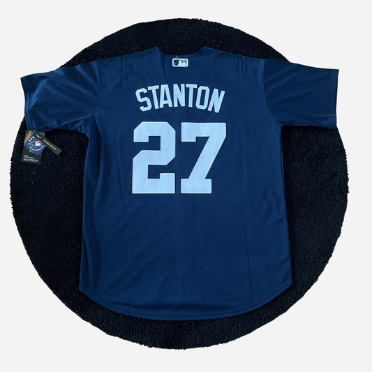 NY Yankees "Stanton 27" Nike MLB Baseball Jersey