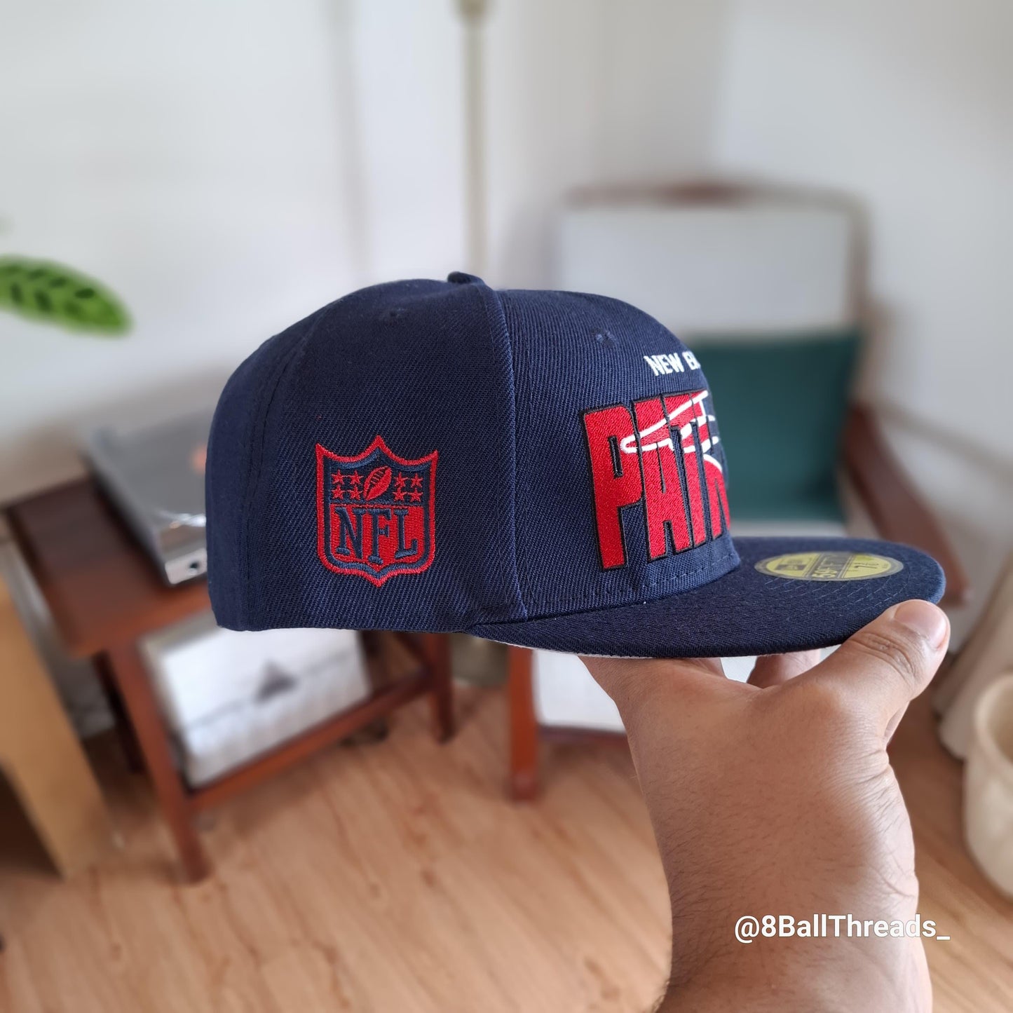New Era New England Patriots "NFL Patch" 9FIFTY Fitted Cap