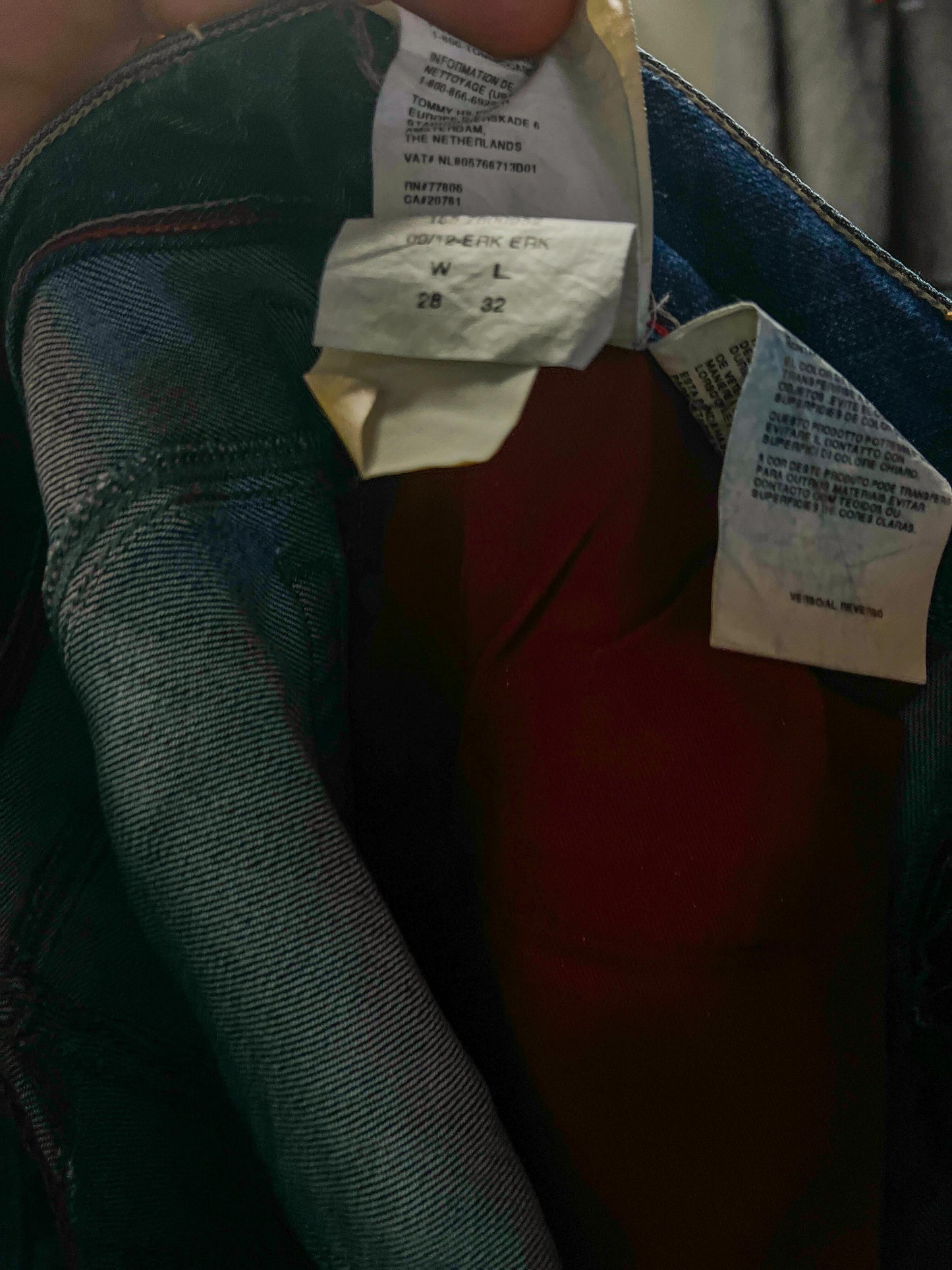 Tommy Hilfiger Womens Denim Jeans - 28x32 (Small)