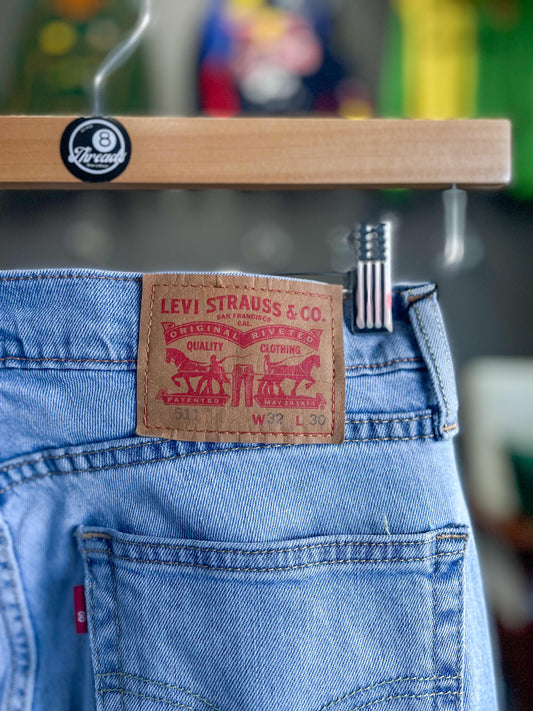 Levi's Original 511 Denim Jeans - 32x30 (Medium)