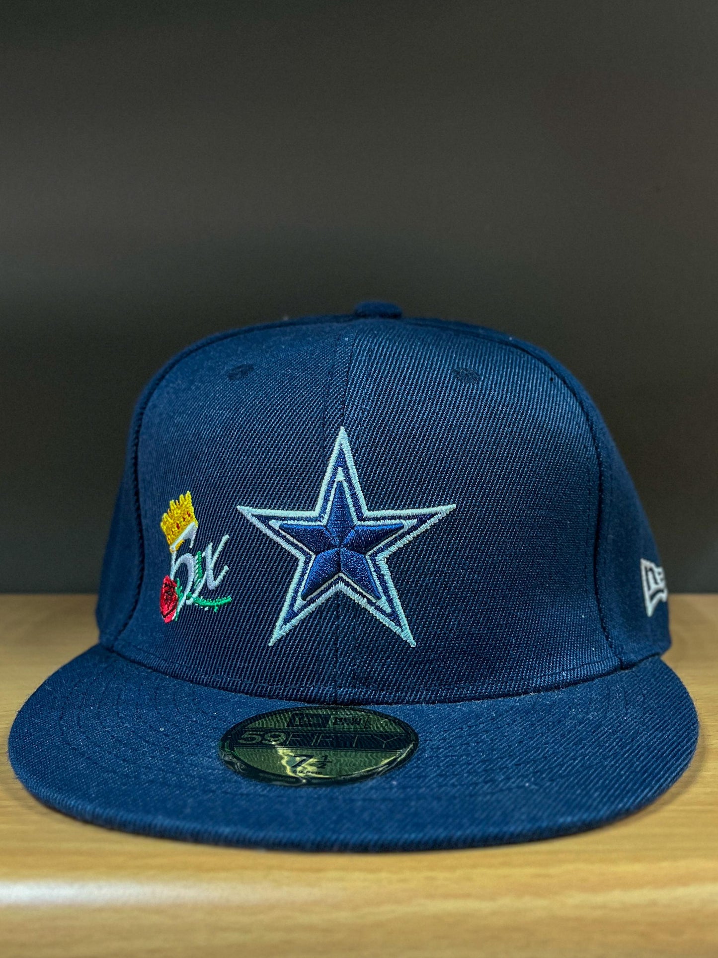 Dallas Cowboys NFL "Super Bowl Champs Patch" 59FIFTY New Era Fitted Cap - 7 1/2 (59.6cm)