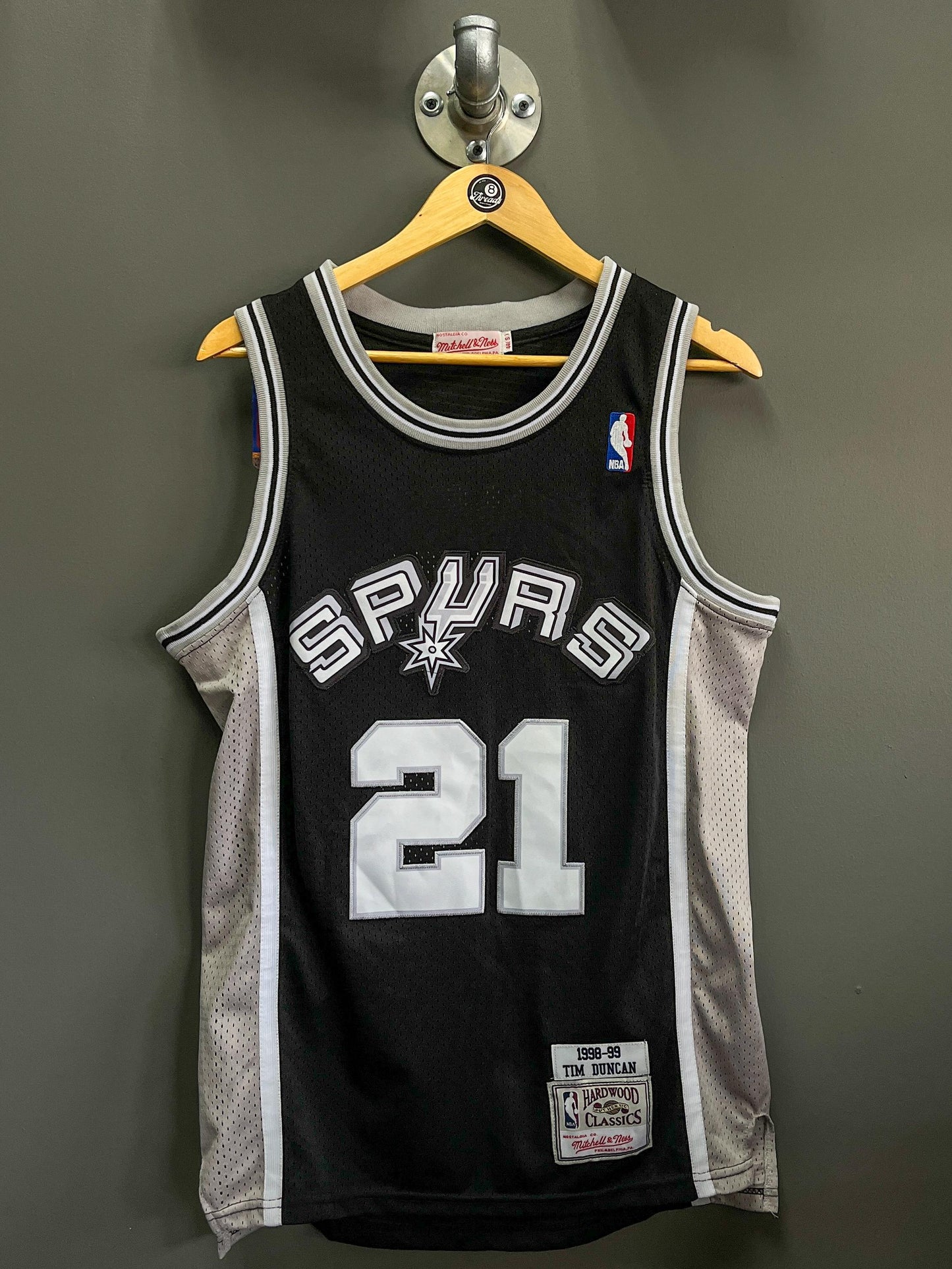 San Antonio Spurs "Duncan 21" Mitchell & Ness NBA Basketball Vest - Small