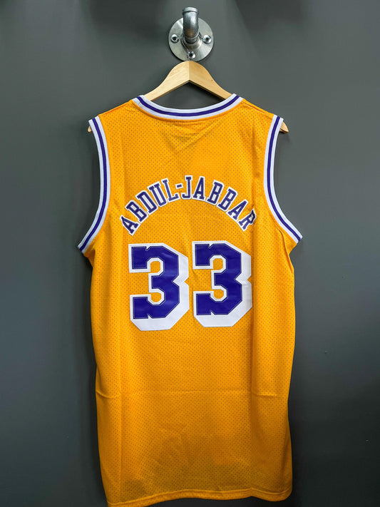 LA Lakers "Abdul-Jabbar 33" Mitchell & Ness NBA Basketball Vest