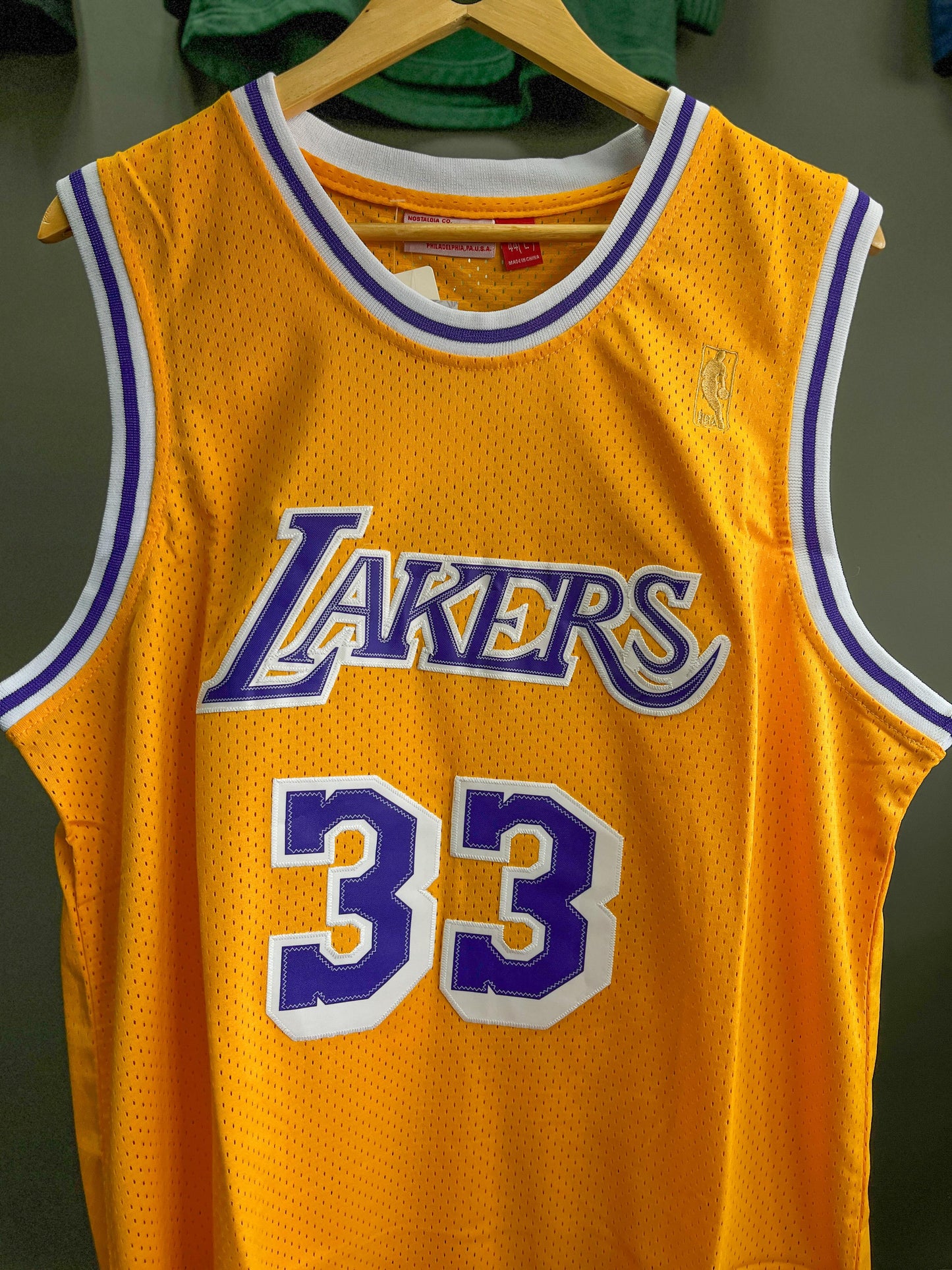 LA Lakers "Abdul-Jabbar 33" Mitchell & Ness NBA Basketball Vest