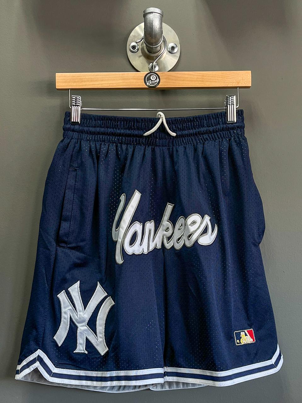 NY Yankees “Just Don” Basketball Style Shorts - Small