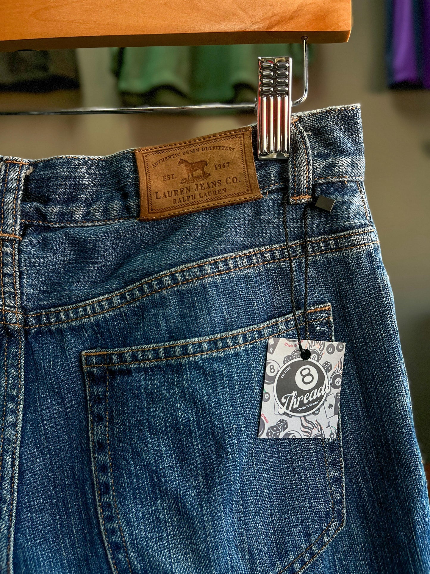 Ralph Lauren Polo Denim Floral Jeans - 30 (Small)