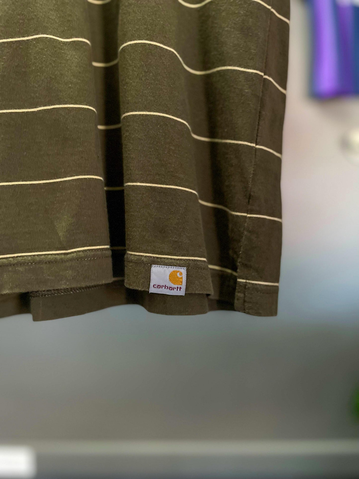 Carhartt Striped Golfer/Polo - Small