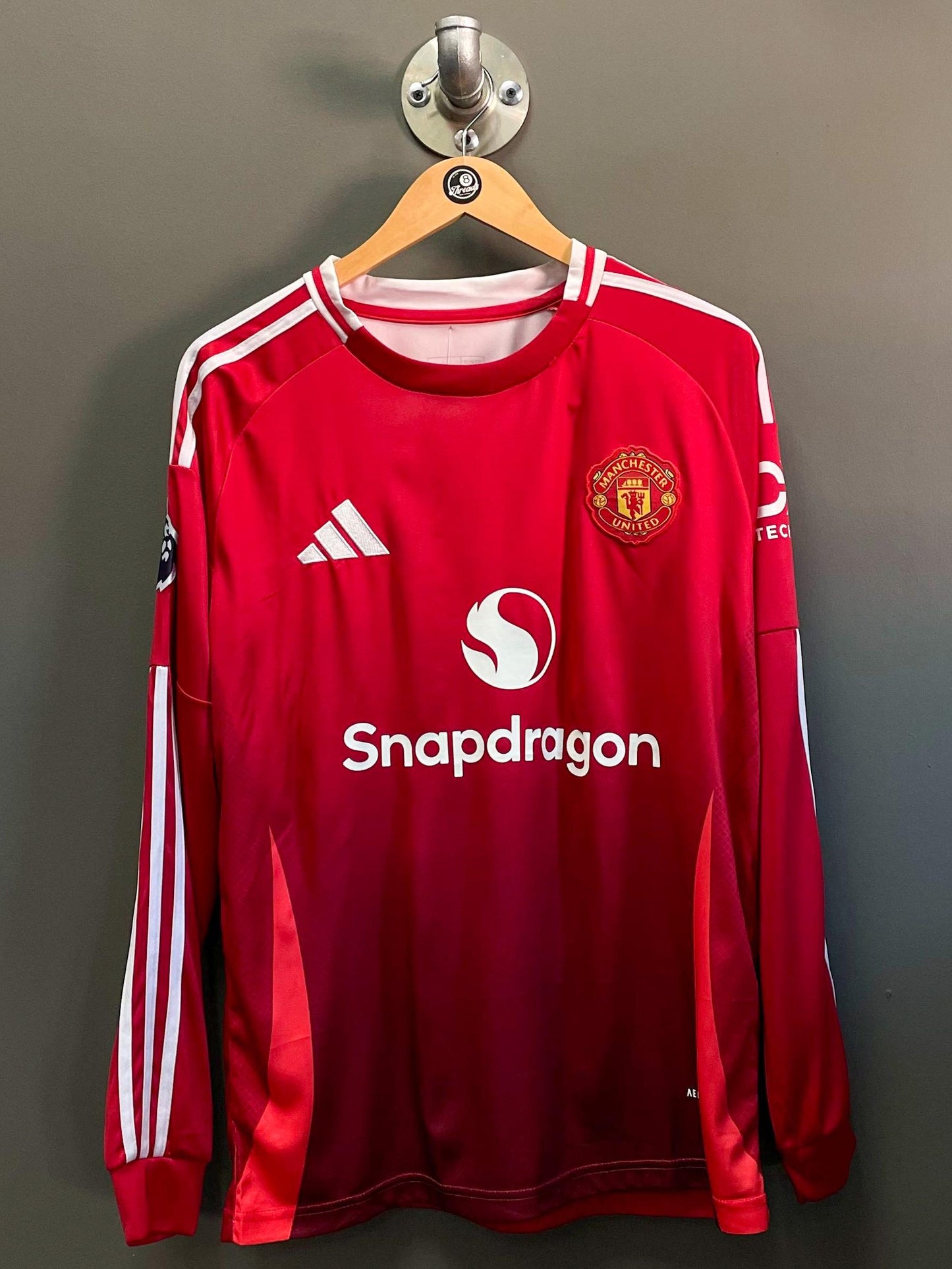 Manchester United 24/25 Home Long-sleeve Football Jersey