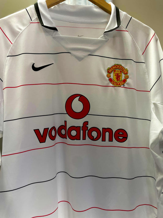 Manchester United 2003/04 Third Retro Football Kit - Medium