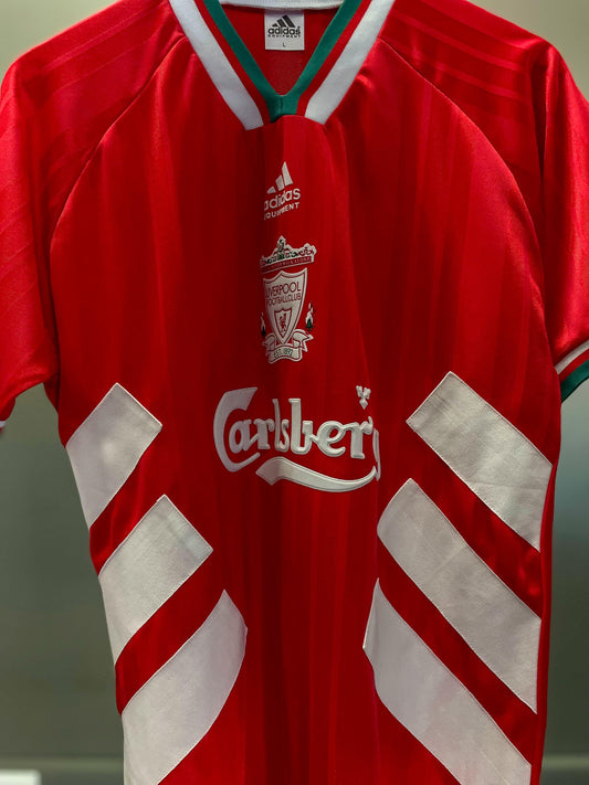 Liverpool FC 1993/95 Home Carlsberg Retro Football Kit - Large