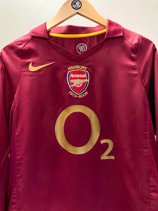 Arsenal FC 2005/06 Home Retro Football Jersey - Medium