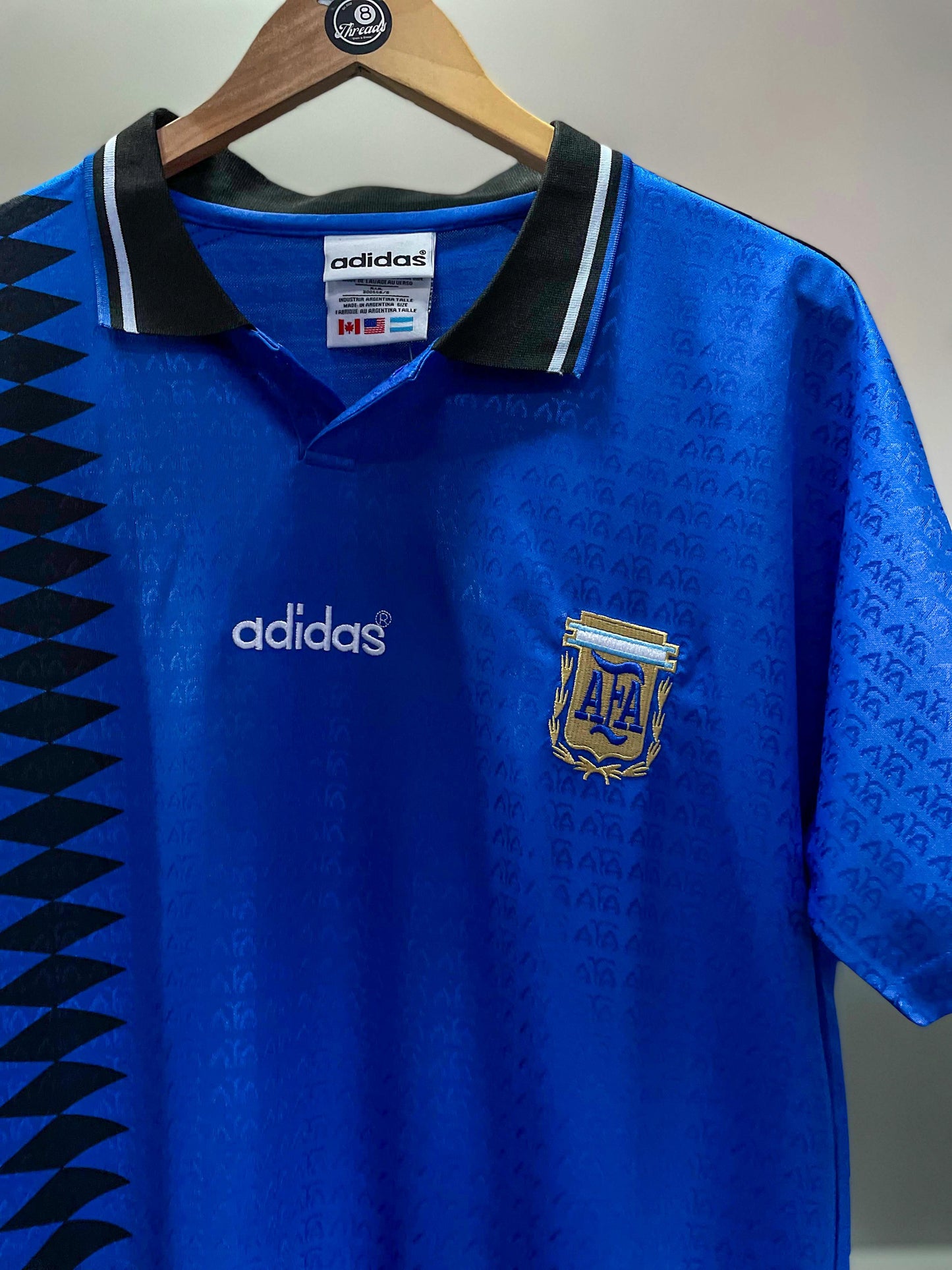 Argentina International 1997/98 Away Retro Football Kit - Extra Large