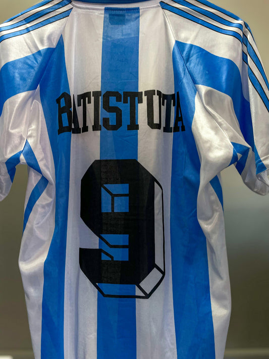 Argentina Retro "Batistuta 9" Football Jersey