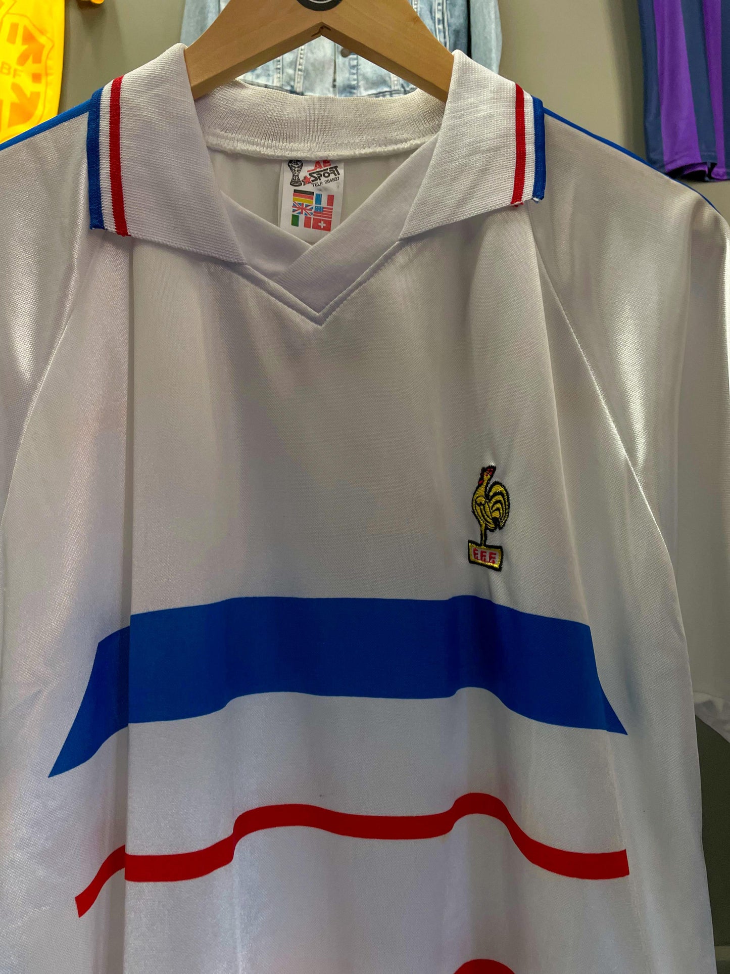 France 1998-99 Away Fan Retro Football Jersey