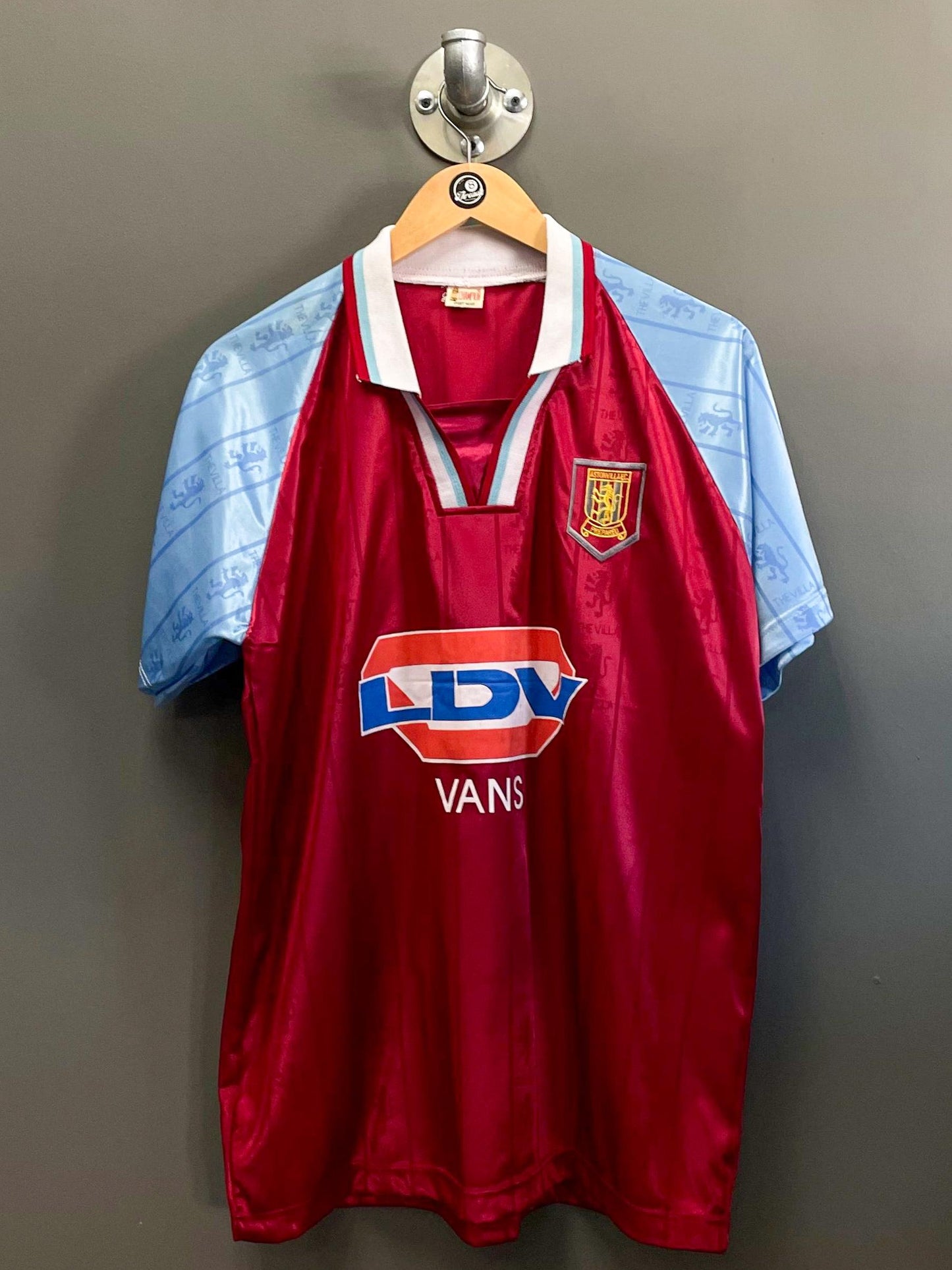 Aston Villa 1998-99 "Dublin 14" Home Fan Football Jersey