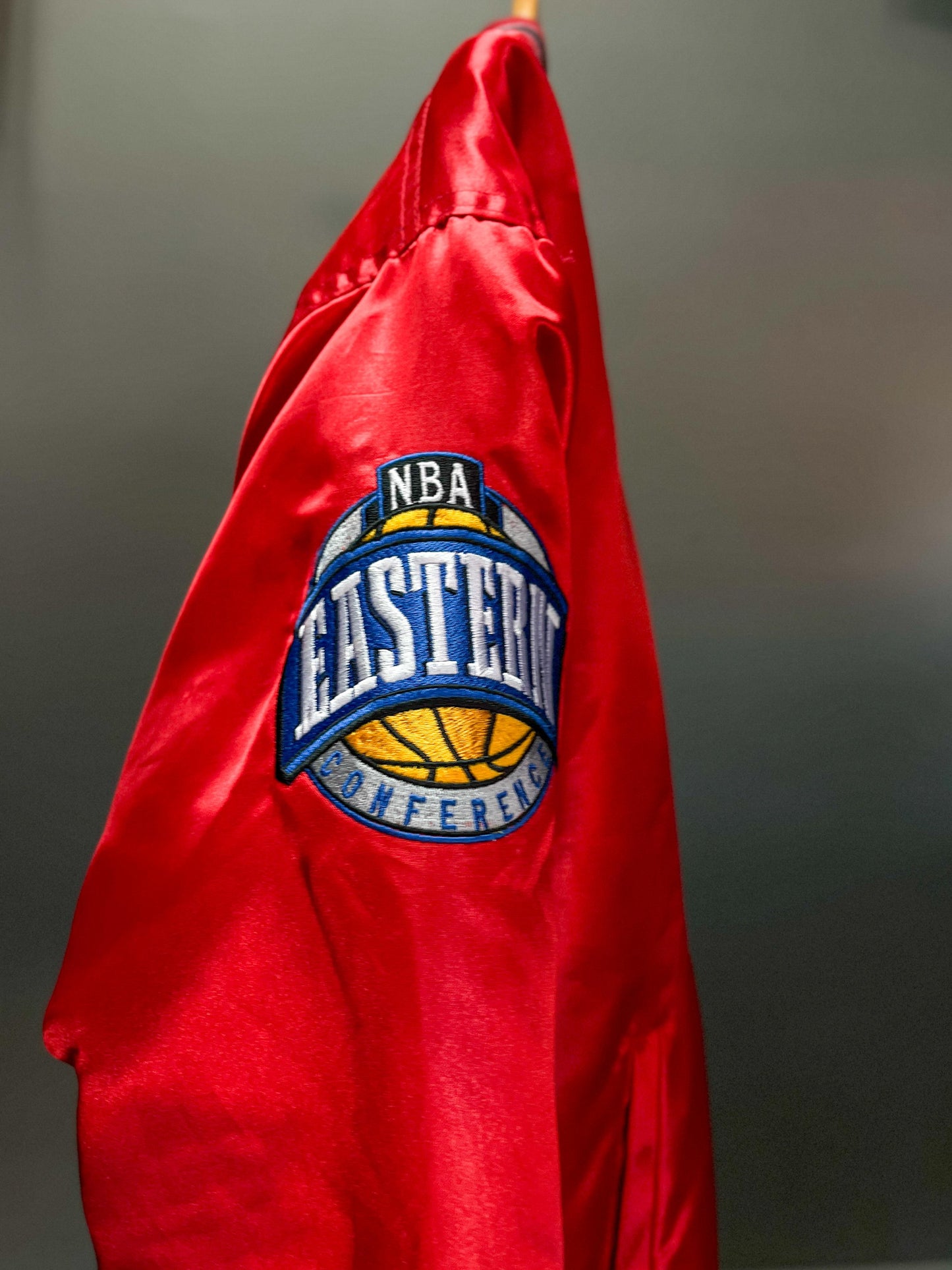 Chicago Bulls ChalkLine Satin NBA Satin Bomber Jacket - XLarge