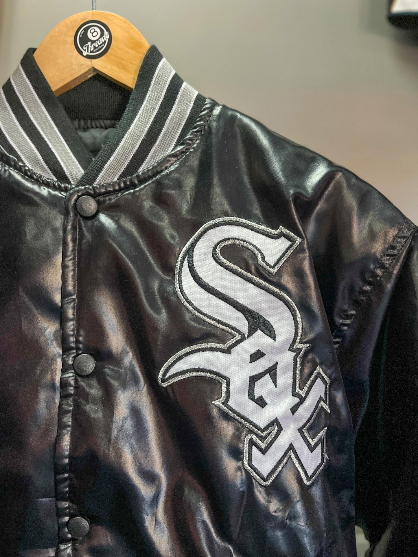 Chicago White Sox ChalkLine Satin MLB Baseball Jacket - Small