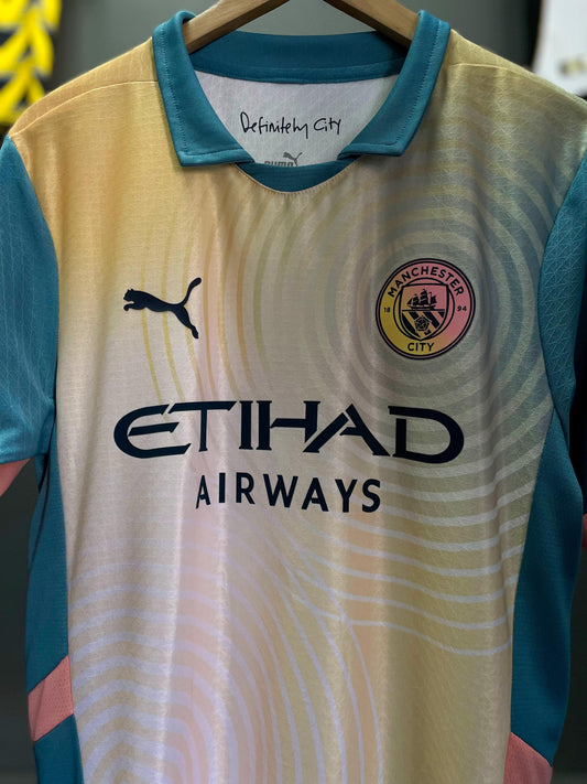 Manchester City 24/25 Fourth Kit Match Version Football Jersey - Small