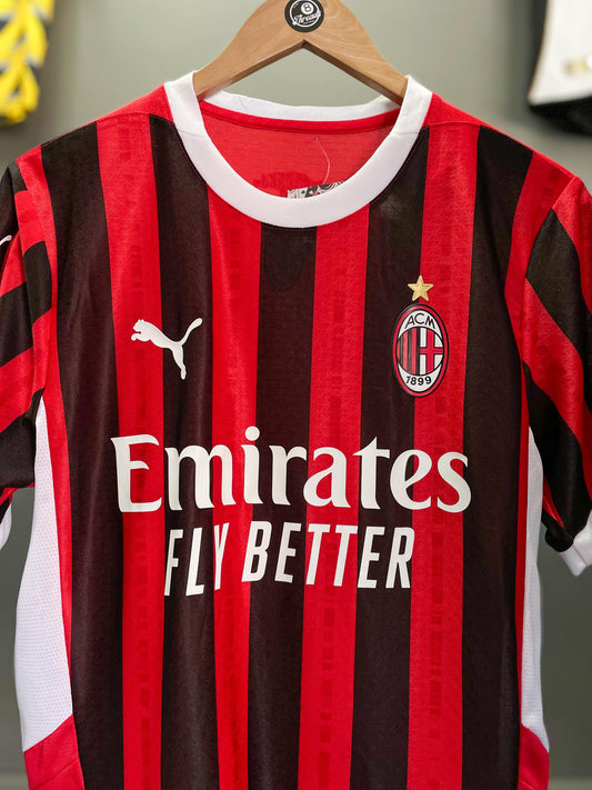 AC Milan 24/25 Match Version Home Football Kit - Extra Large