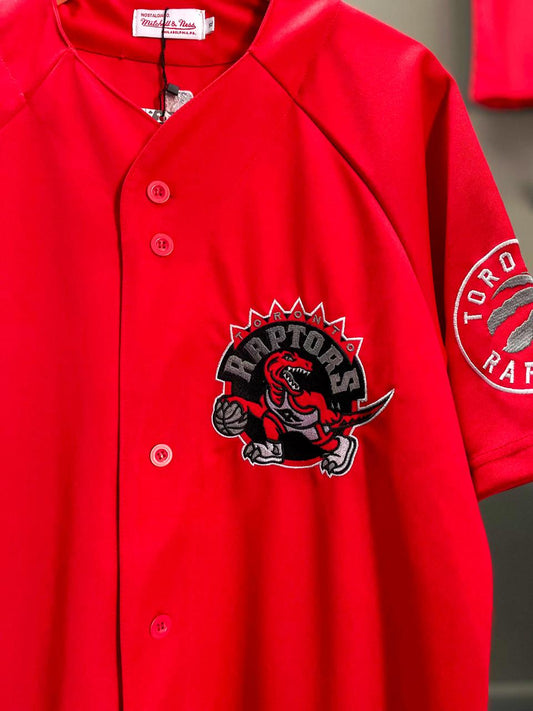 Toronto Raptors NBA Baseball Style Button Up Shirt - Extra Large