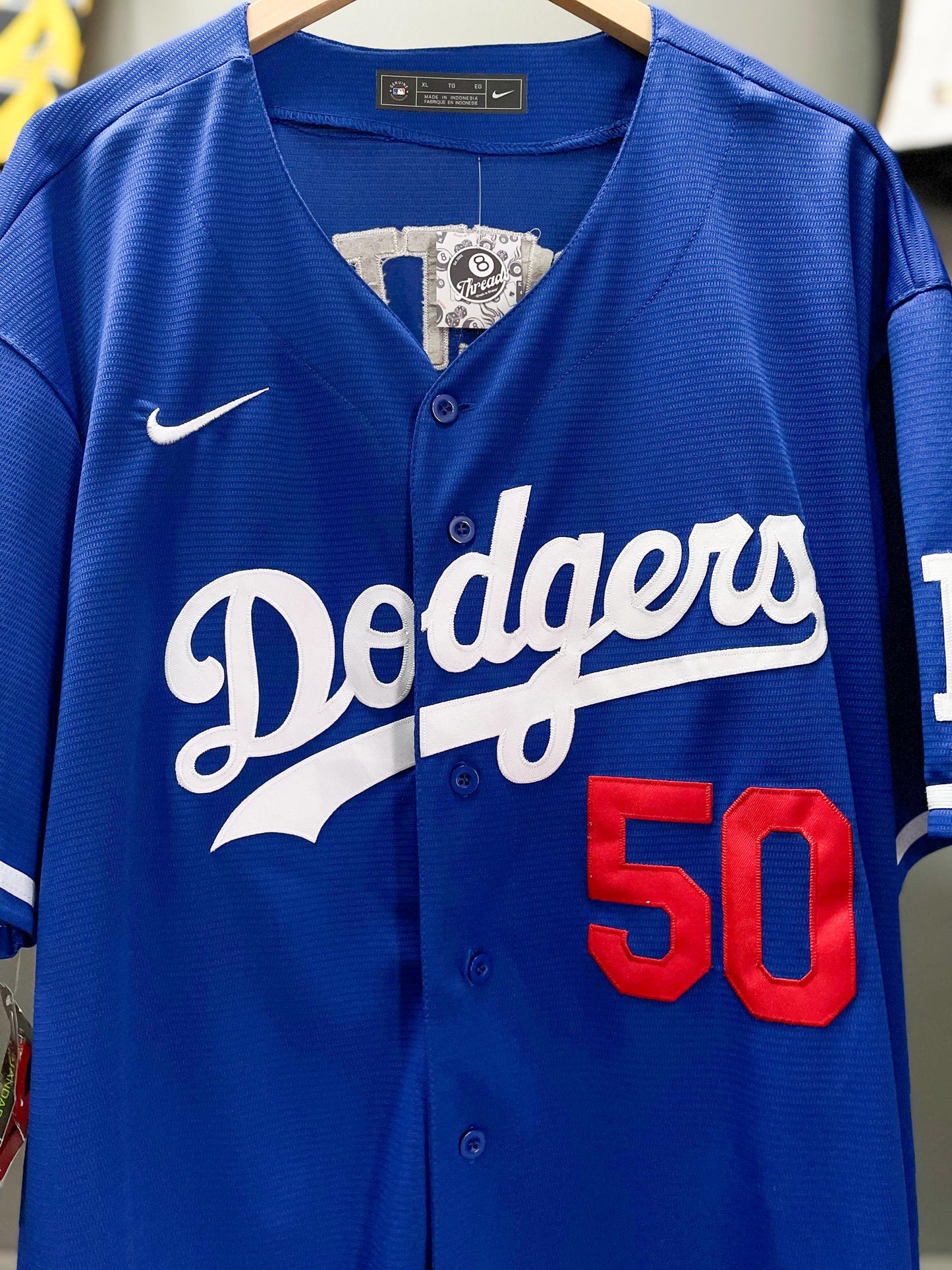 Los Angeles Dodgers "Betts 50" Nike MLB Baseball Jersey