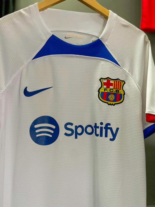 FC Barcelona 23/24 Away "Champions League Badge" Match Version Football Jersey