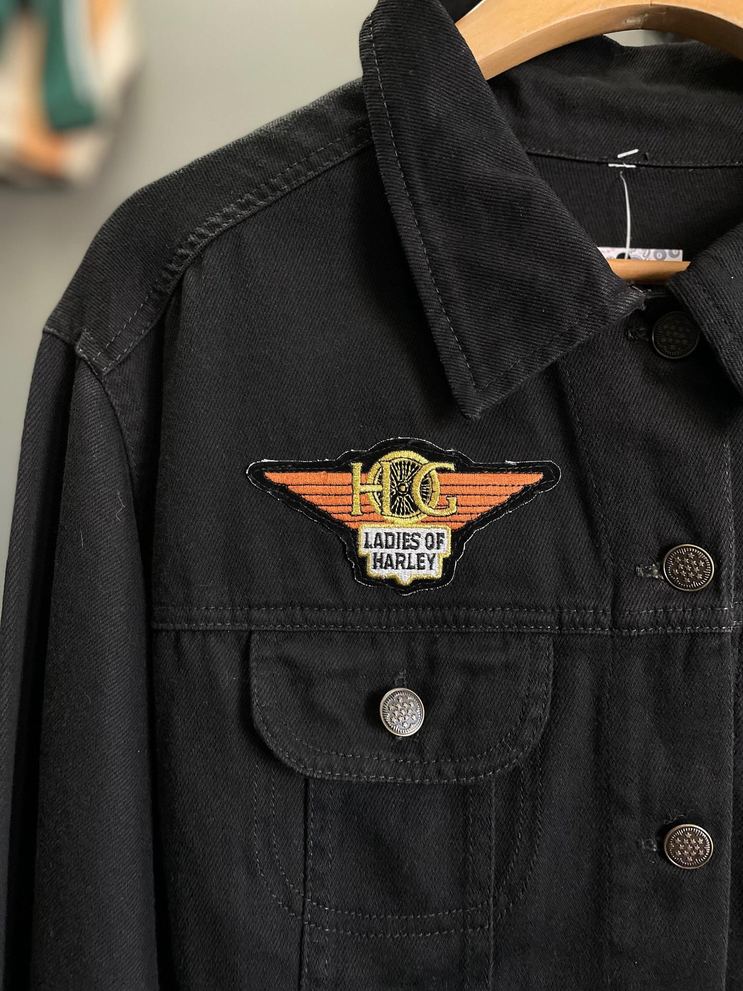 Harley Davidson Ladies Denim Jacket - Small