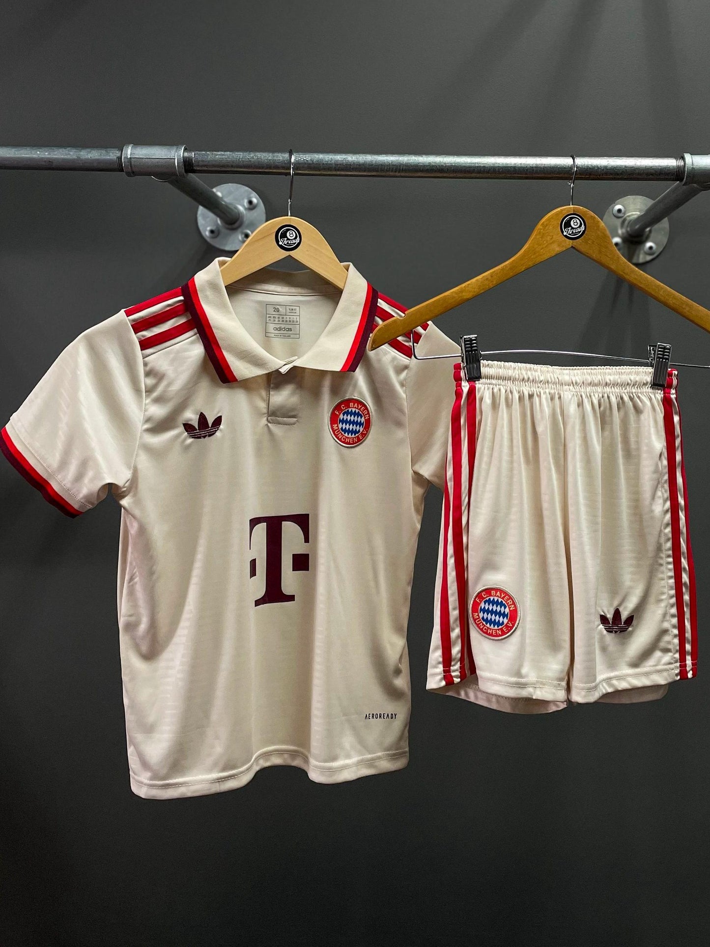 Bayern Munchen Adidas Kids Football Kit