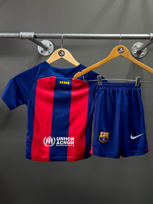 FC Barcelona 23/24 Home Nike Kids Football Kit