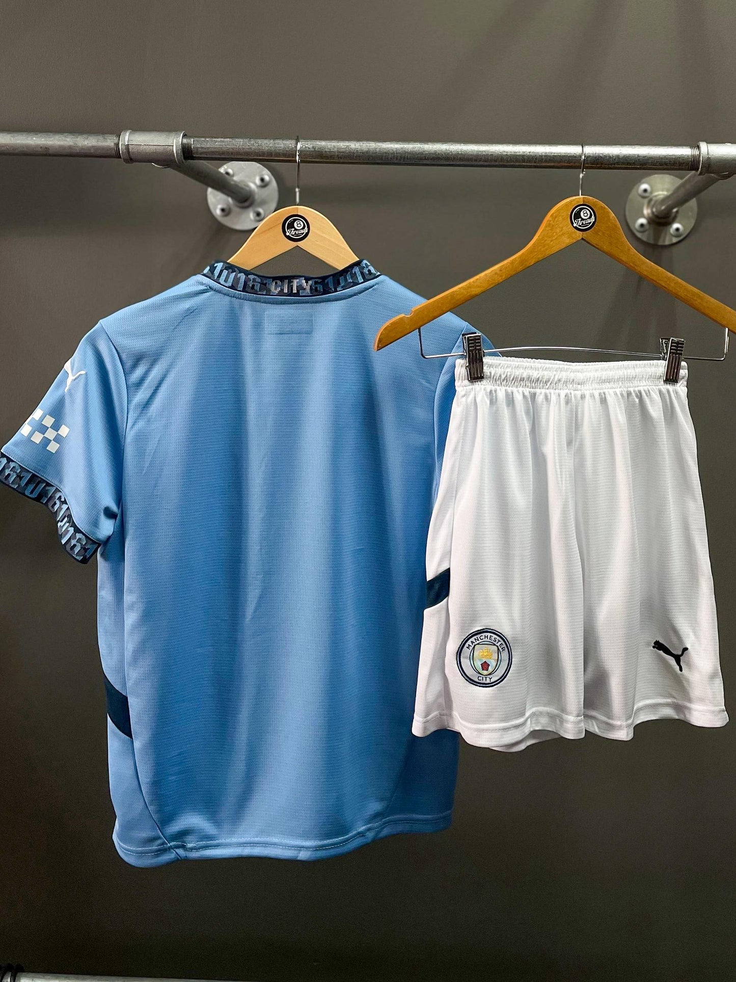 Manchester City Puma Home Kids Football Kit