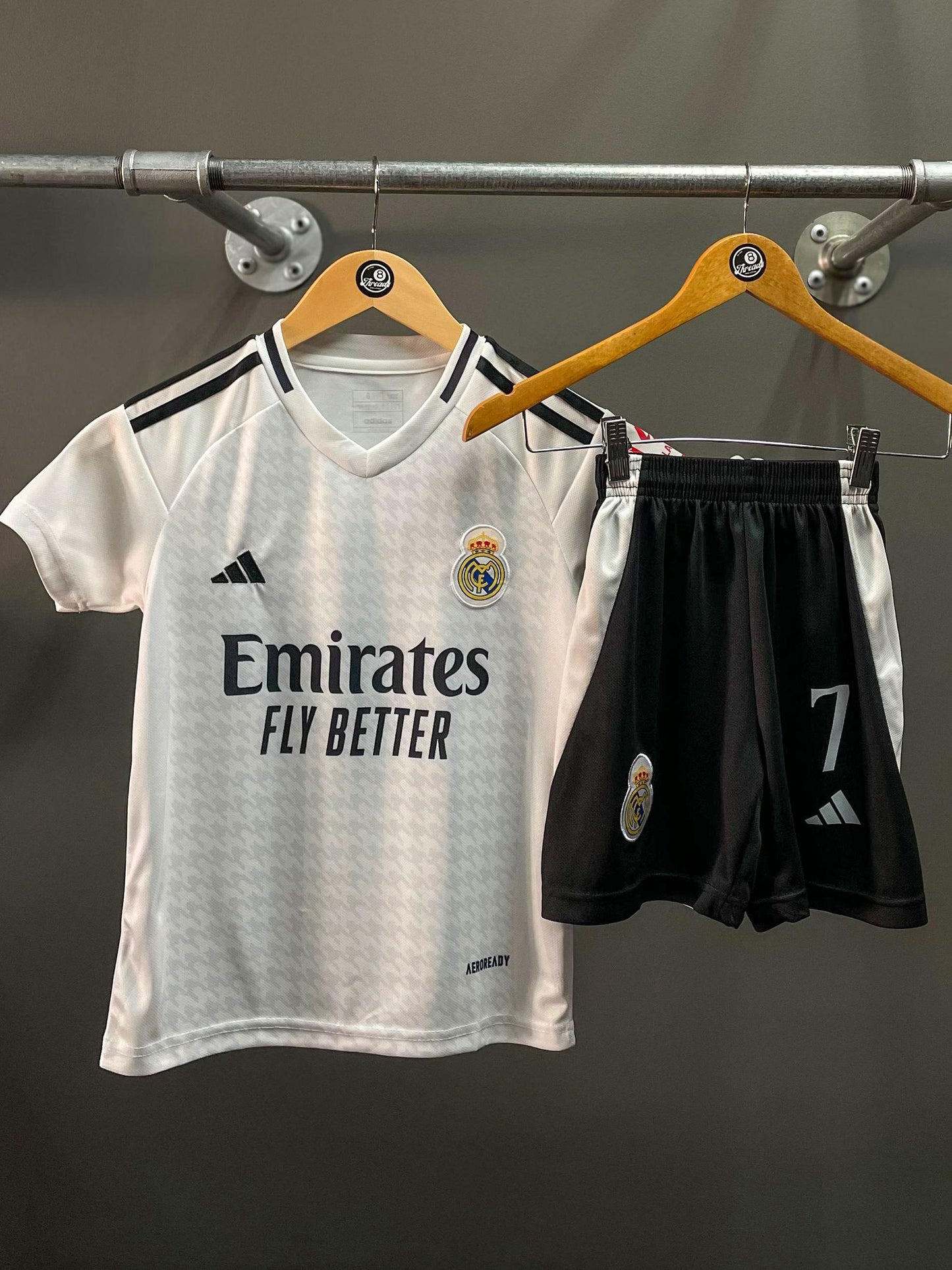 Real Madrid Adidas "Vini Jr." Kids Football Kit - 5-6 Years
