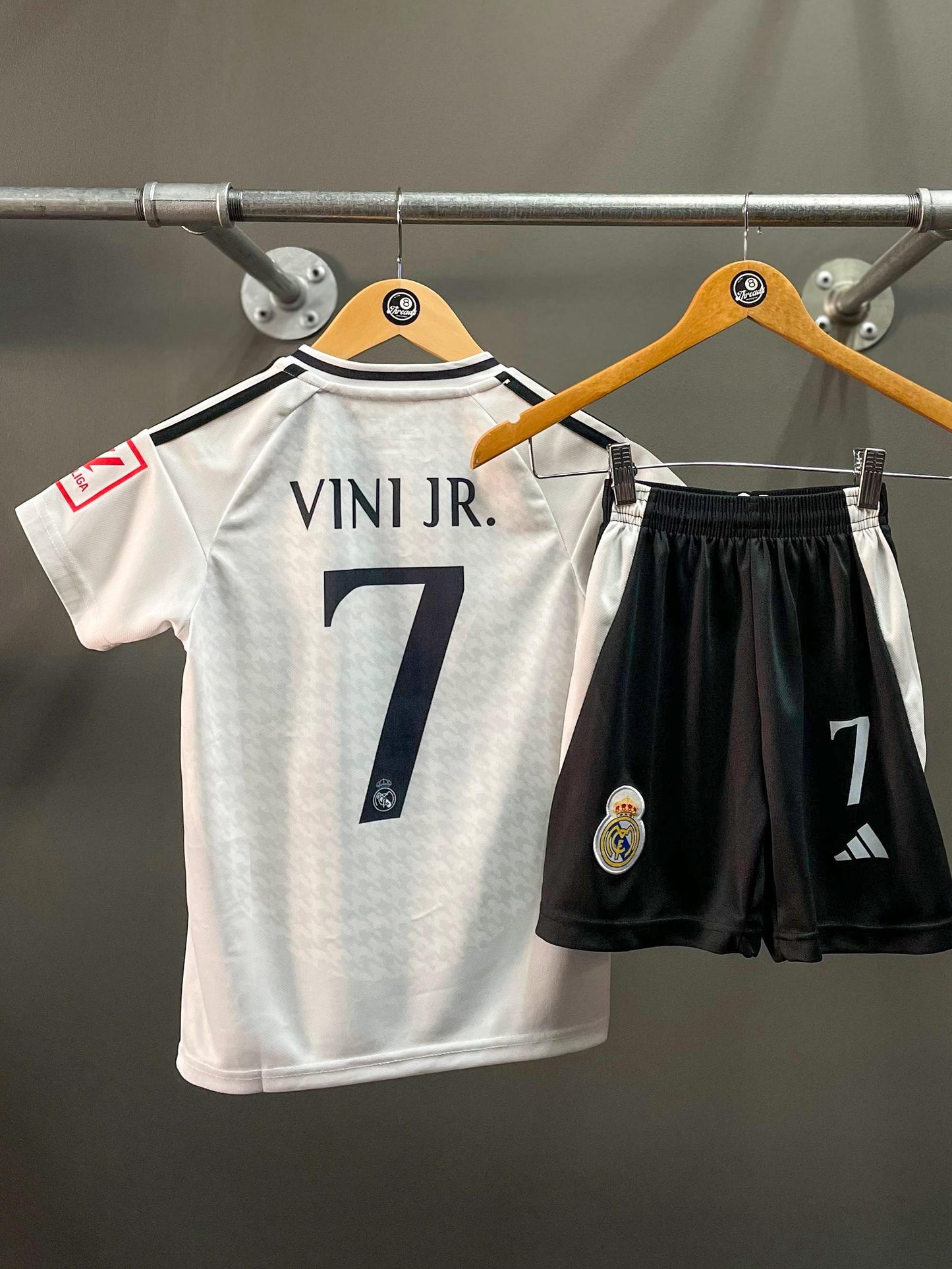 Real Madrid Adidas "Vini Jr." Kids Football Kit - 5-6 Years