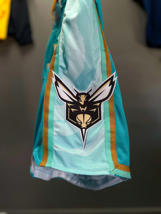 Charlotte Hornets "Buzz City" NBA Basketball Shorts