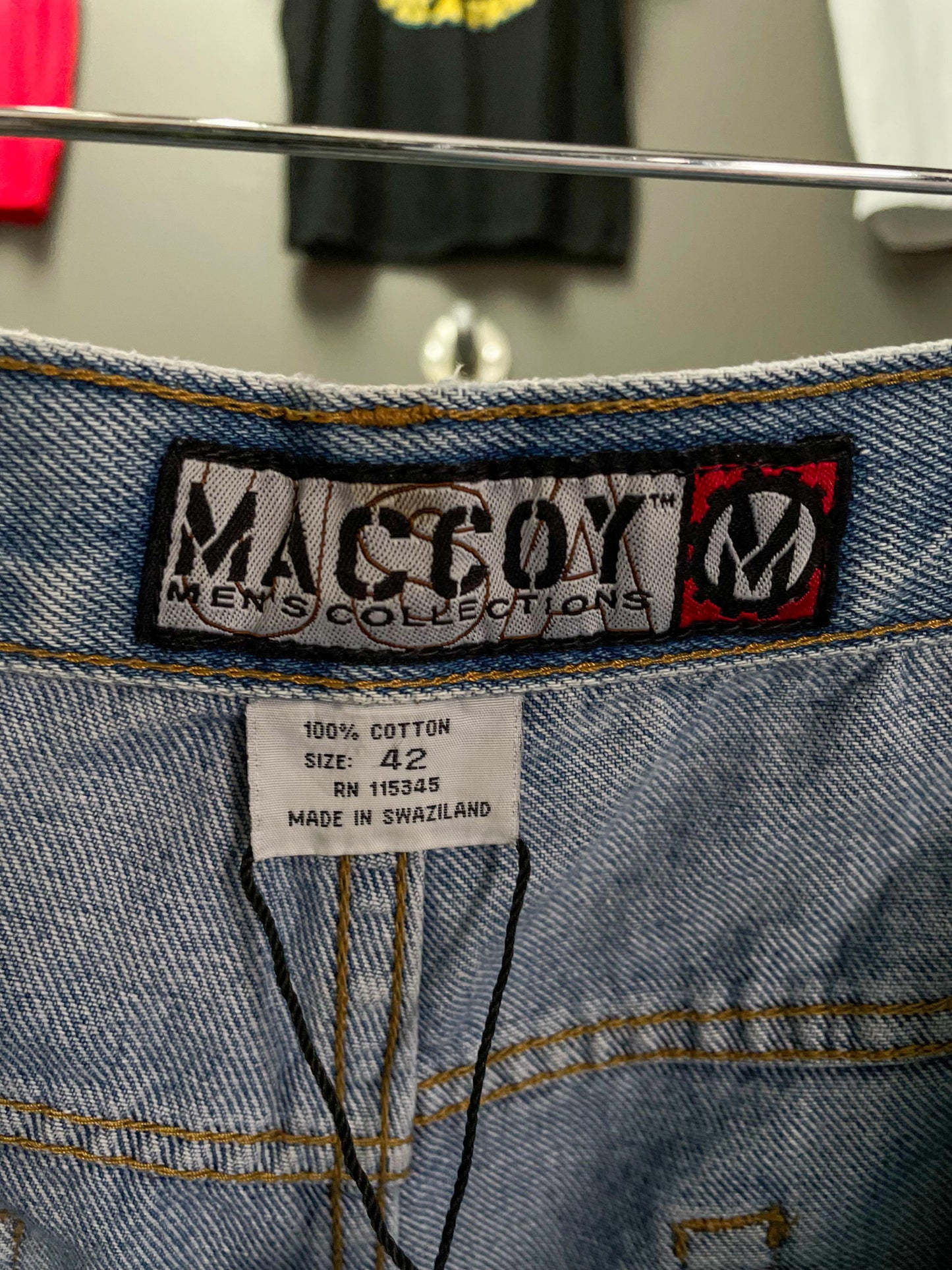 Maccoy Baggy Denim Carpenter Shorts (Jorts) - Fits 38 (Extra Large)