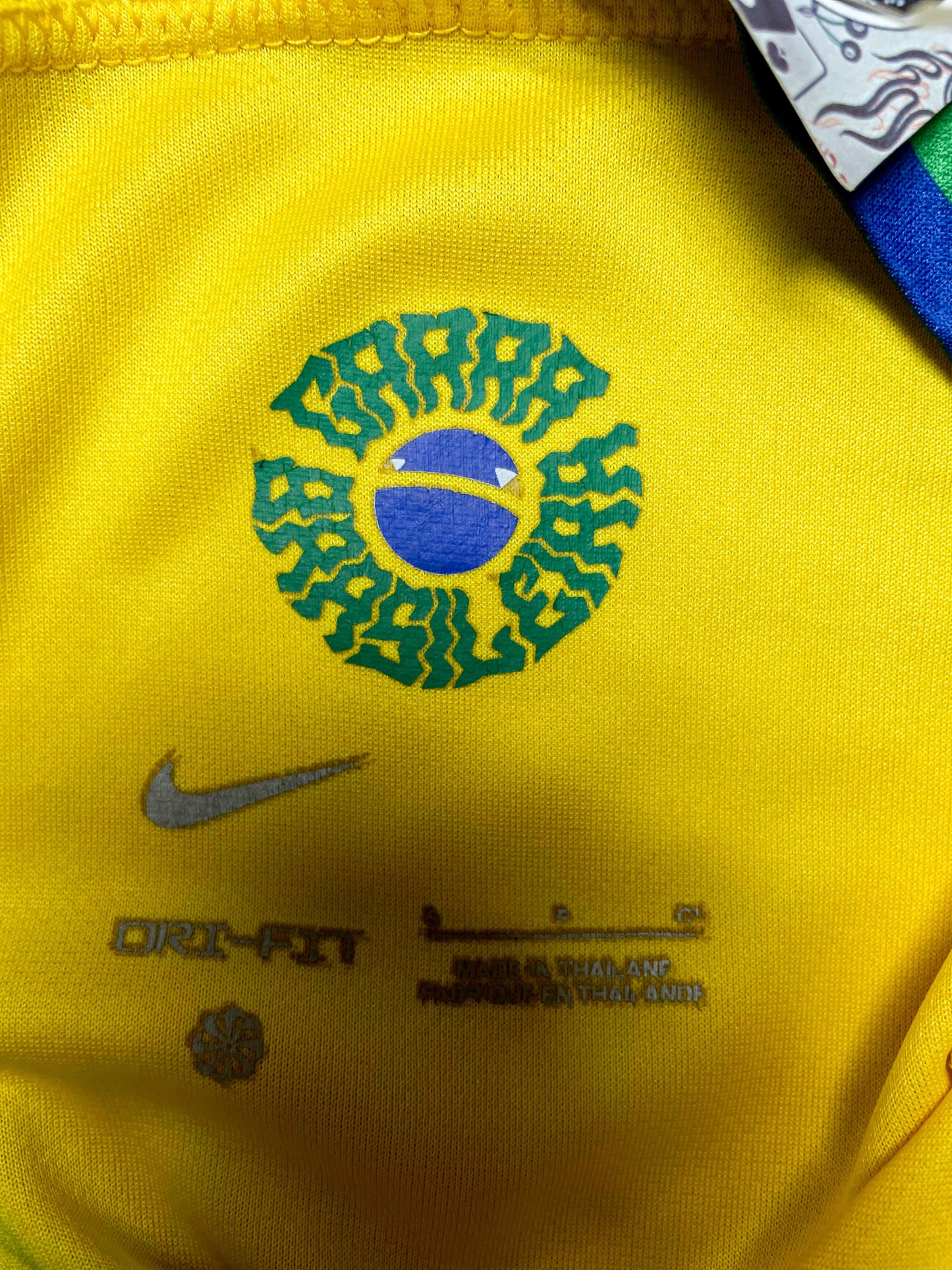 Brazil International Home Football Kit - Small