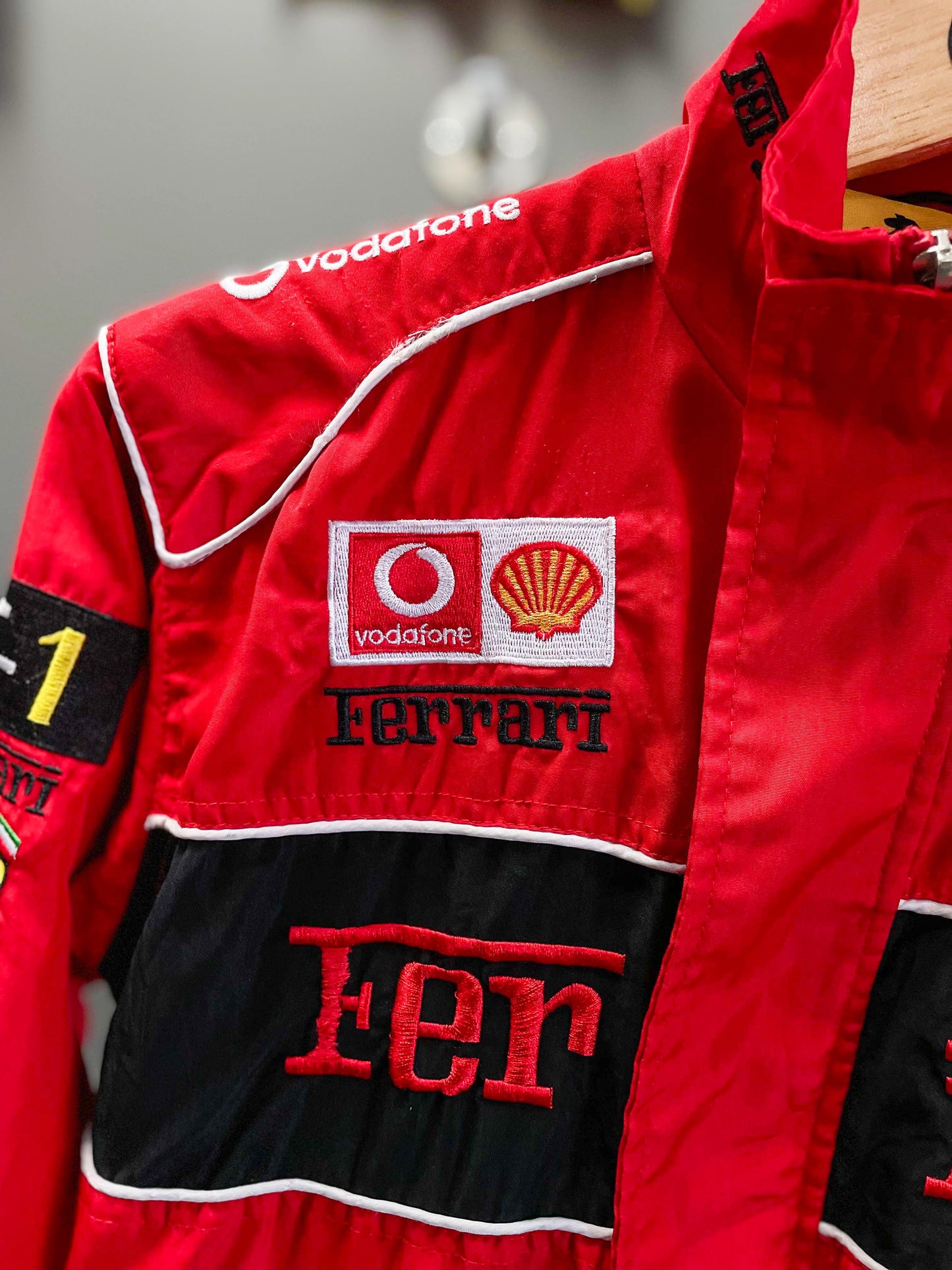 Ferrari Original F1 Kids Racing Jacket - Fits 7-8 Years