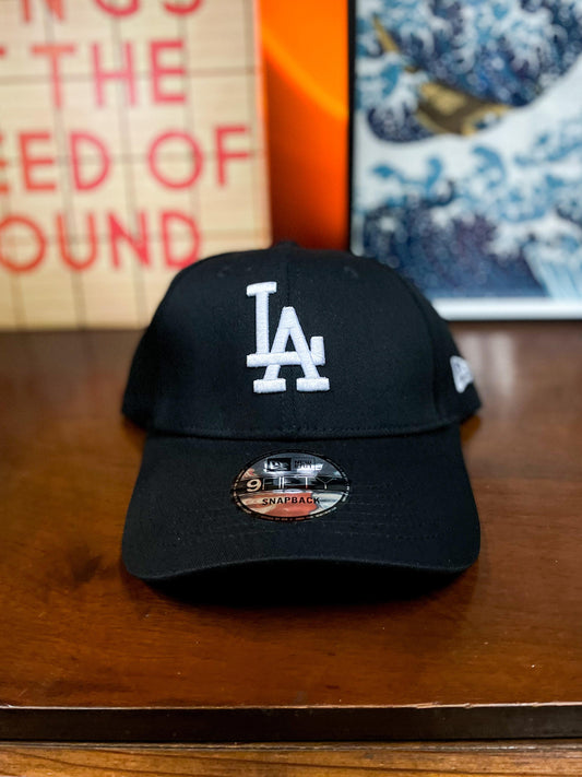 LA Los Angeles New Era 9FIFTY Curved Peak Cap - Black
