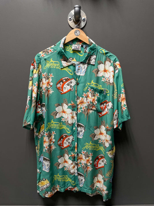 Holmes Bros Viscose Hawaiian Button Up Shirt - Extra Large