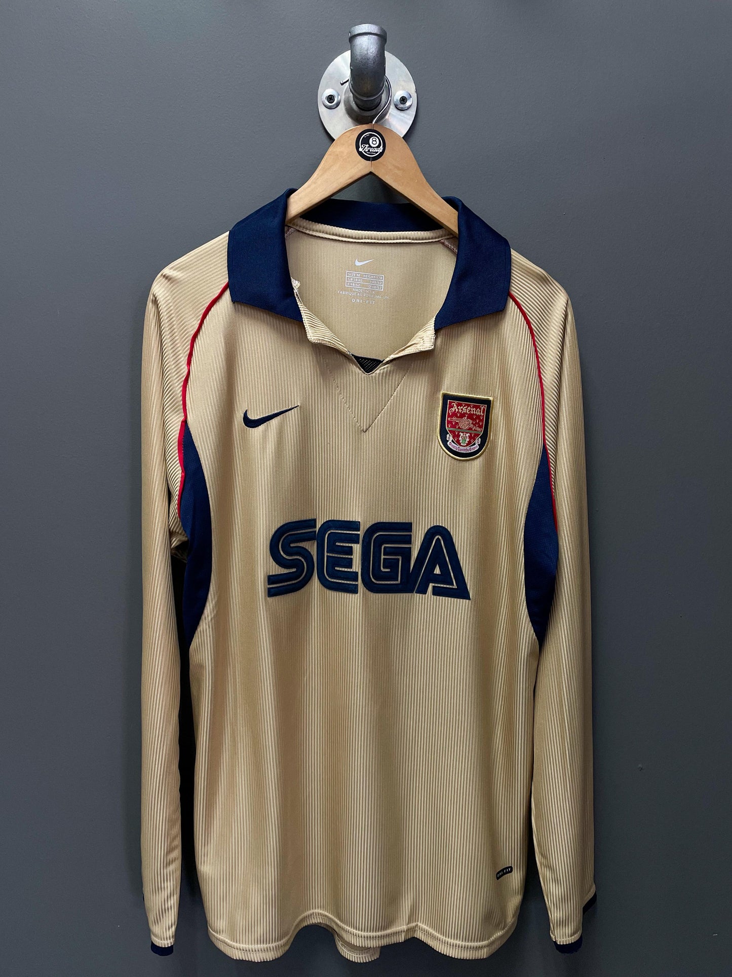 Arsenal FC 2001/02 Away Retro Football Jersey - Medium