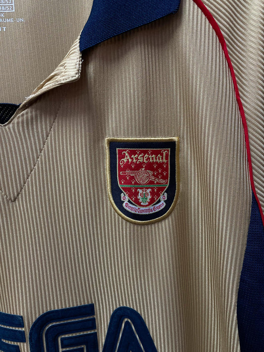 Arsenal FC 2001/02 Away Retro Football Jersey - Medium