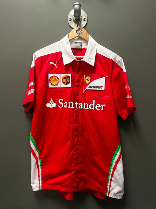 PUMA Scuderia Ferrari F1 Track Pit Crew Shirt - Medium