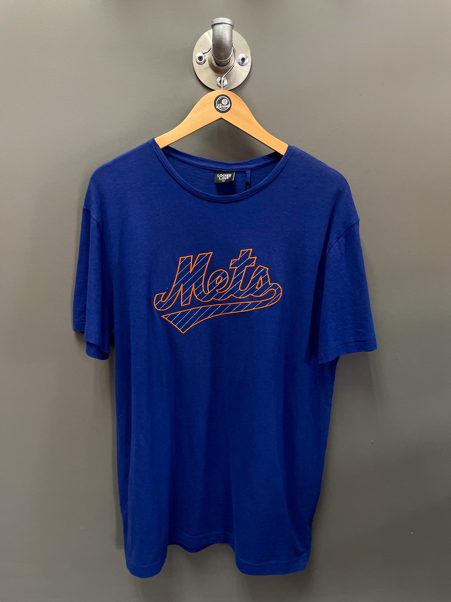 NY New York Mets MLB Baseball LockerLine USA T-shirt - Large