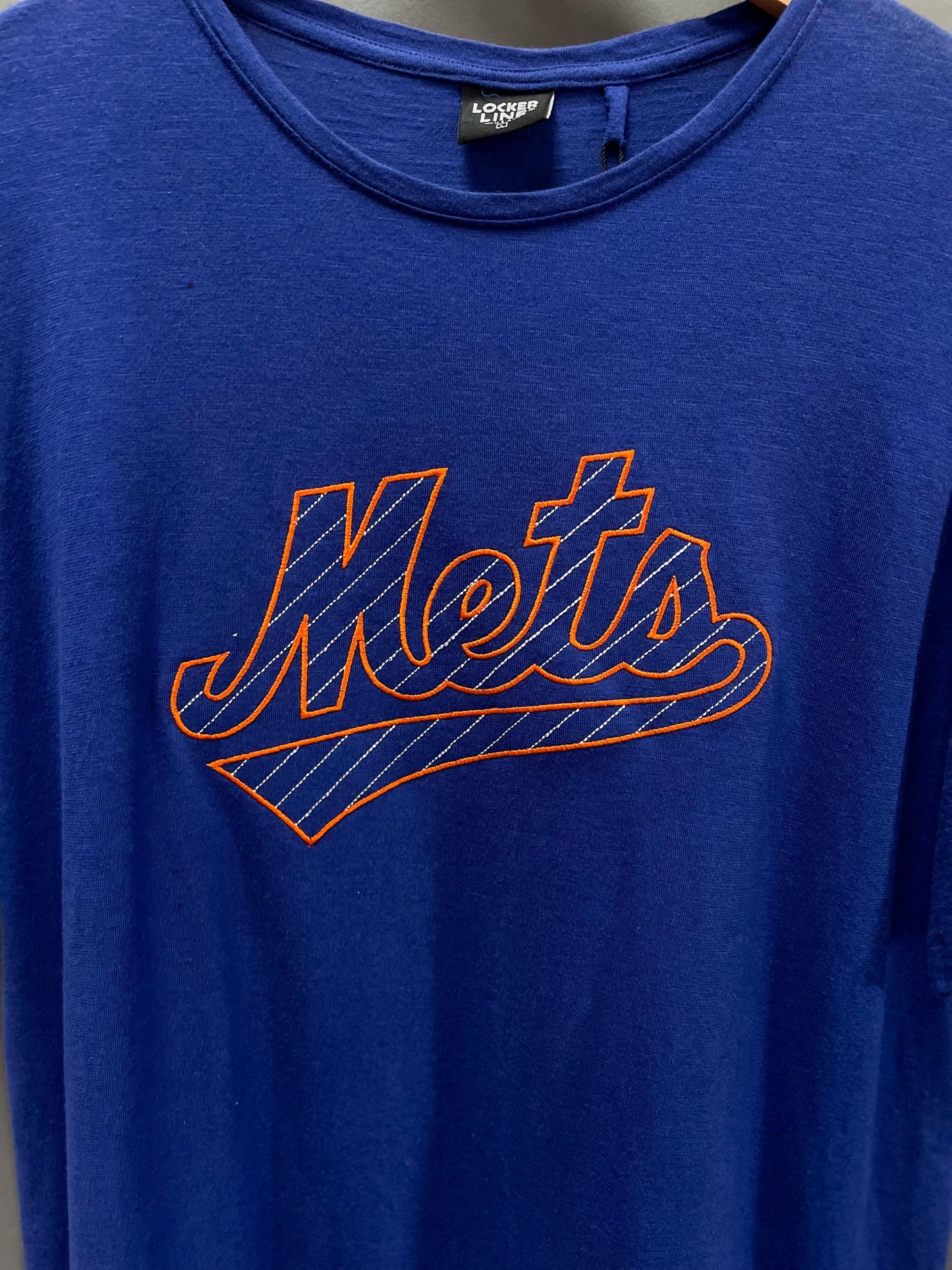 NY New York Mets MLB Baseball LockerLine USA T-shirt - Large