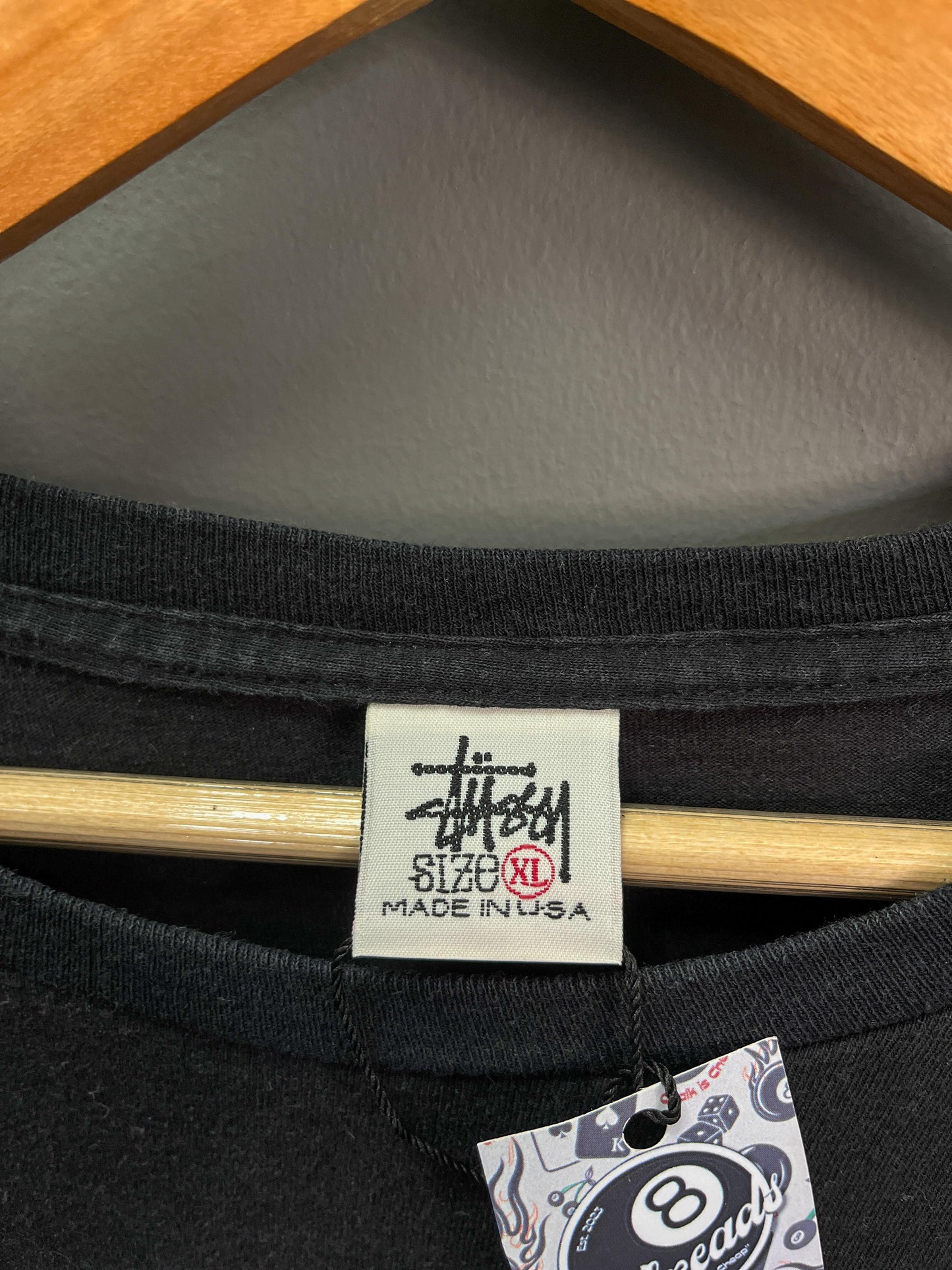 Stüssy Made In USA Logo T-Shirt - Fits Large