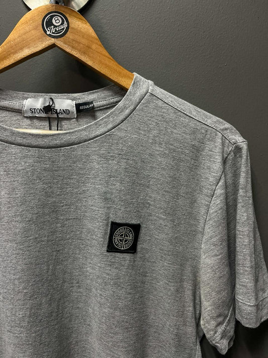 Stone Island Classic Patch Logo Tee - Medium