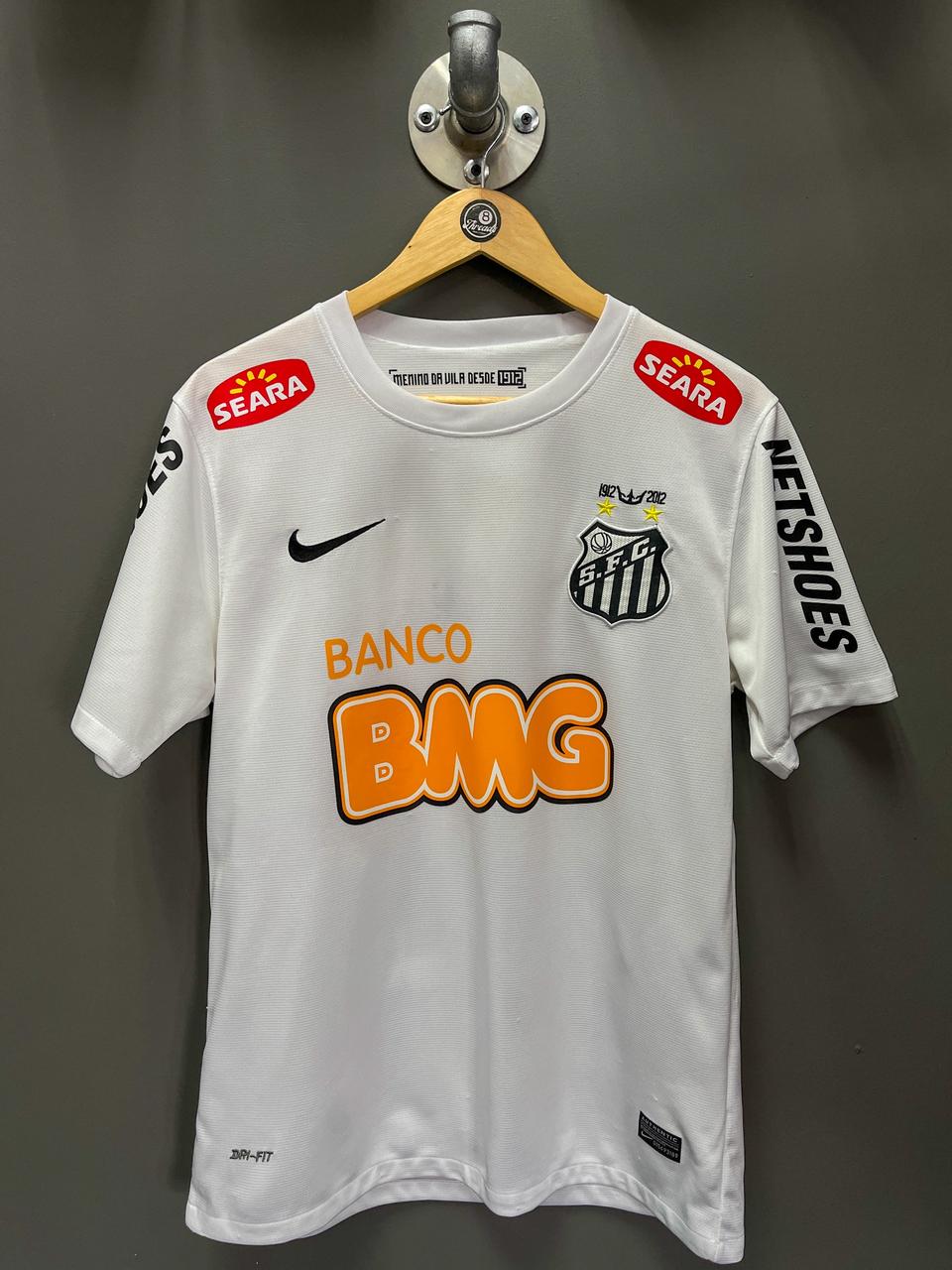 Santos FC 2012/2013 Home Nike "Neymar Jr 11" Retro Football Jersey - Medium