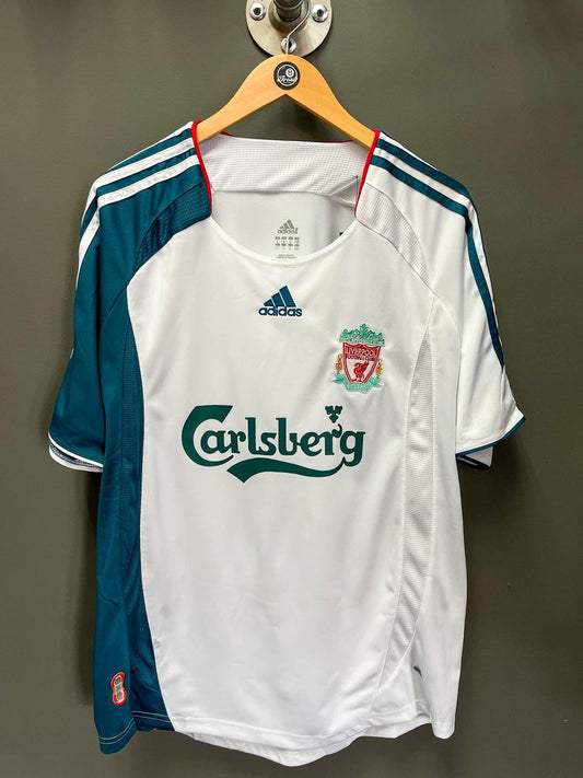 Liverpool FC 2006/07 Away Adidas Retro Football Jersey - Large