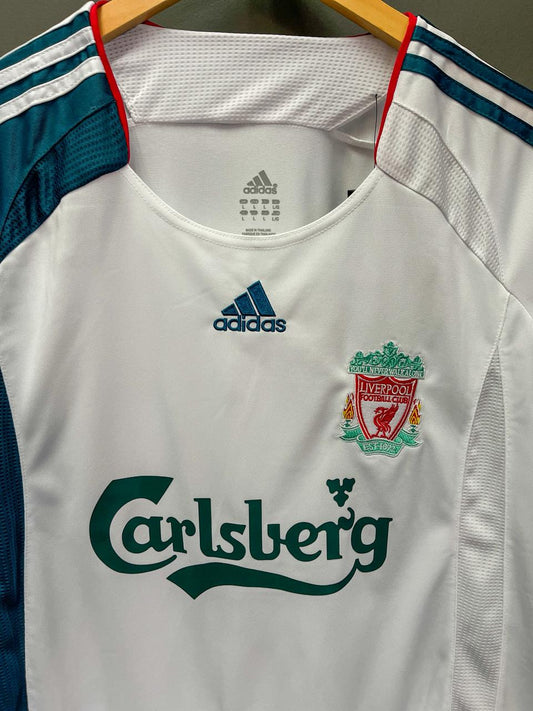 Liverpool FC 2006/07 Away Adidas Retro Football Jersey - Large